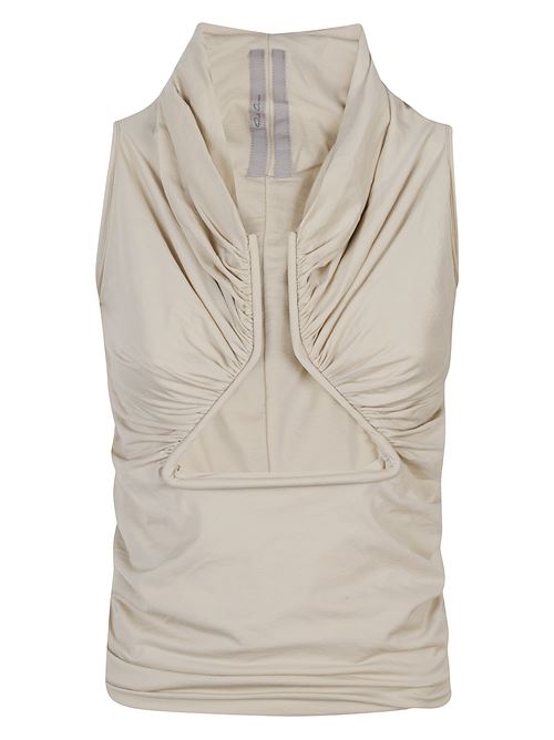 Top con cut-out e ruches RICK OWENS | RP01F6223JNDB138